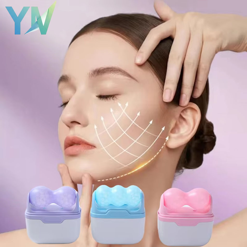 Face Ice Roller Puffiness - Dual Head Ice Roller voor gezichtskoeling