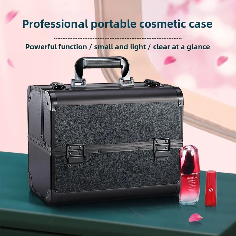 Makeup - Grote capaciteit, dubbel open make-up koffer