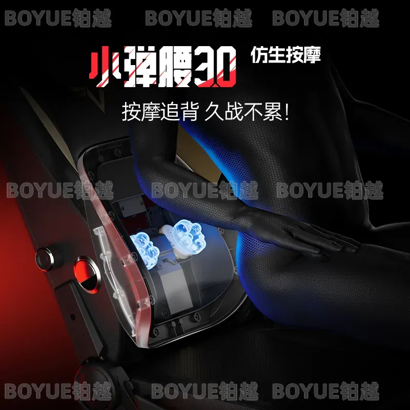 Ergonomische gamingstoel met 8 - Massage recensie en prijs