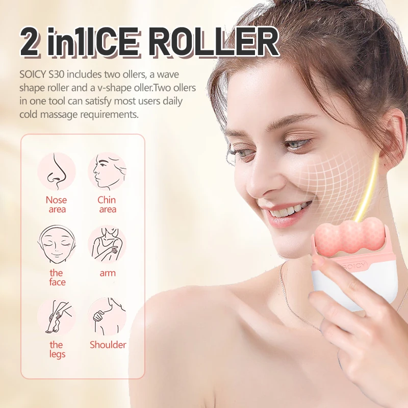 2-in-1 Beiyakes IJsroller voor - Face Ice Roller Puffiness recensie en prijs