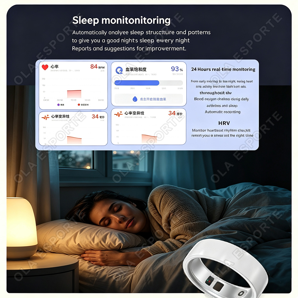 Keramische slimme ring met har - Health Monitors recensie en prijs
