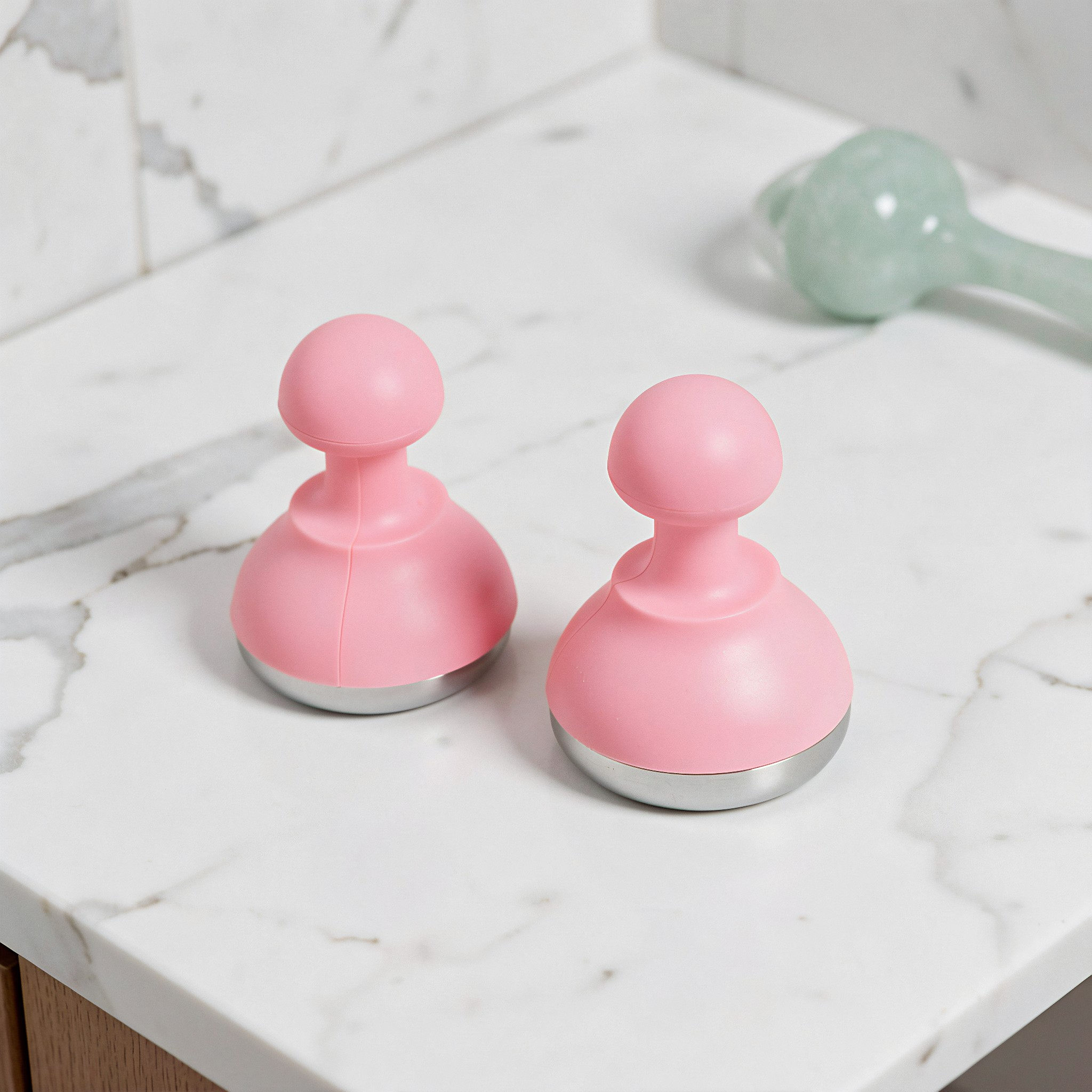 2 stuks roze ijs gezichtsmassa - Face Ice Roller Puffiness recensie en prijs