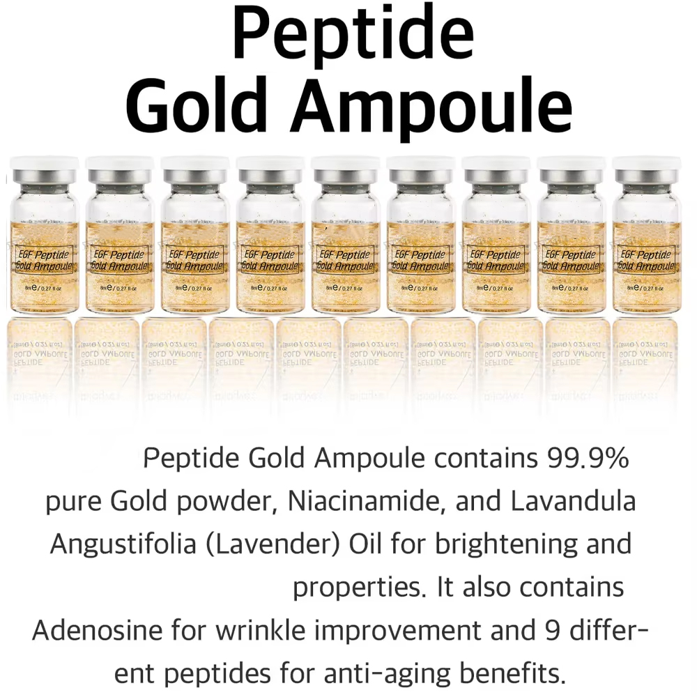 Korea Peptide Gold Ampoule Ski - Hyaluronic Acid Facial Serum recensie en prijs