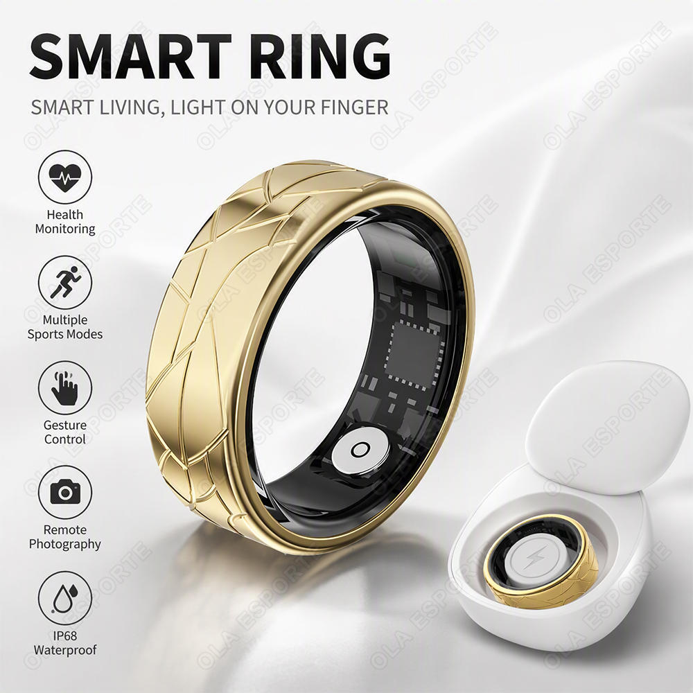 Roestvrijstalen slimme ring, w - Health Monitors recensie en prijs